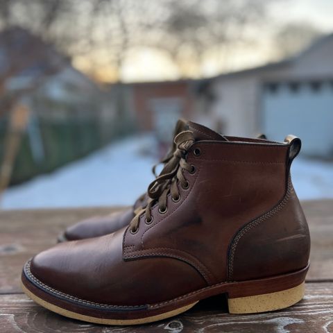 Monroe Unlisted Model in Horween Natural Chromexcel