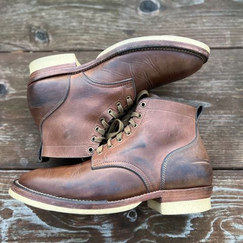 Monroe Unlisted Model in Horween Natural Chromexcel