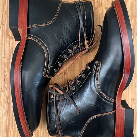 Jakkrabbits Field Boots in Shinki Black Teacore Horsebutt