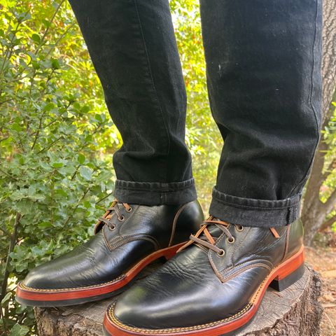Jakkrabbits Field Boots in Shinki Black Teacore Horsebutt