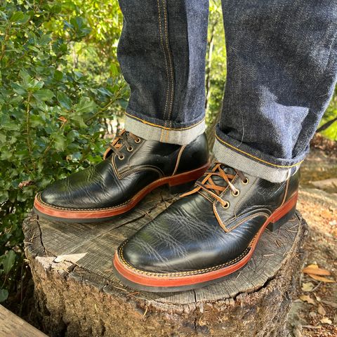Jakkrabbits Field Boots in Shinki Black Teacore Horsebutt