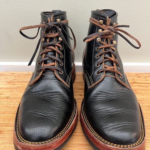 Jakkrabbits Field Boots in Shinki Black Teacore Horsebutt