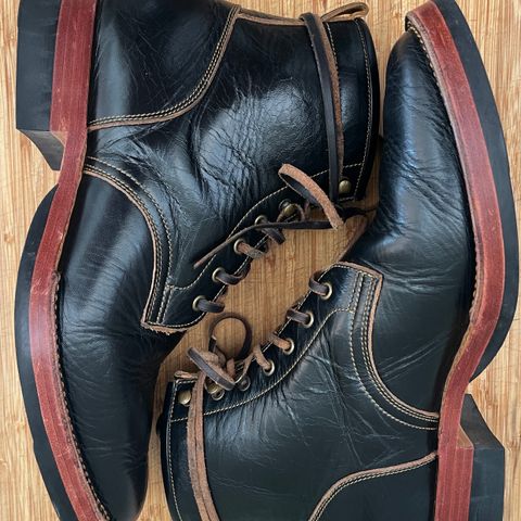 Jakkrabbits Field Boots in Shinki Black Teacore Horsebutt
