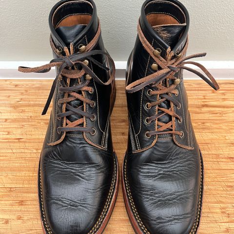 Jakkrabbits Field Boots in Shinki Black Teacore Horsebutt