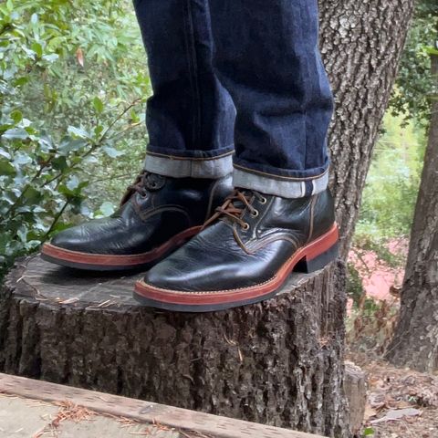 Jakkrabbits Field Boots in Shinki Black Teacore Horsebutt