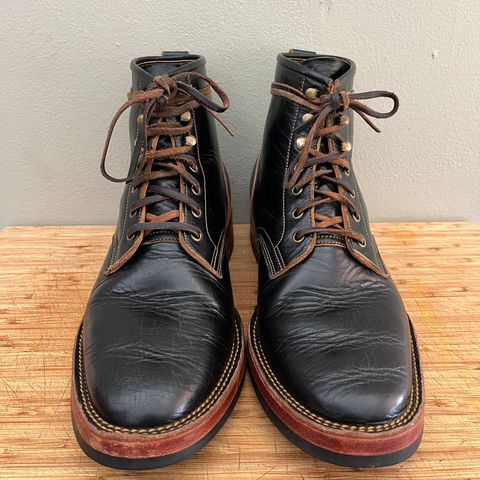Jakkrabbits Field Boots in Shinki Black Teacore Horsebutt