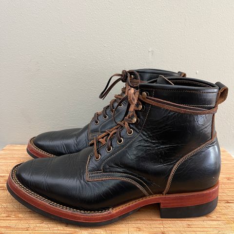 Jakkrabbits Field Boots in Shinki Black Teacore Horsebutt