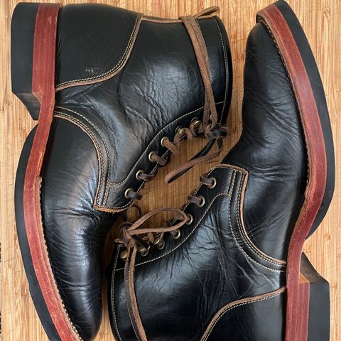 Jakkrabbits Field Boots in Shinki Black Teacore Horsebutt