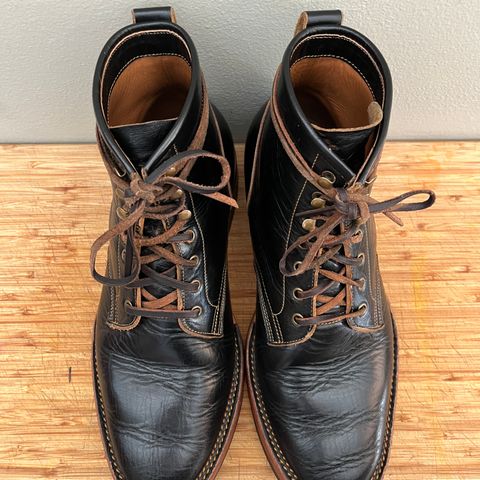 Jakkrabbits Field Boots in Shinki Black Teacore Horsebutt