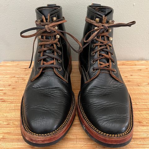 Jakkrabbits Field Boots in Shinki Black Teacore Horsebutt