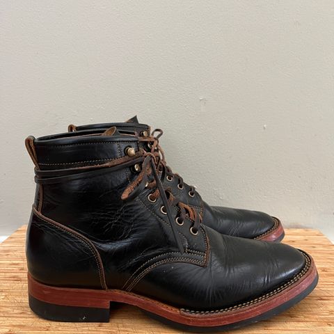 Jakkrabbits Field Boots in Shinki Black Teacore Horsebutt