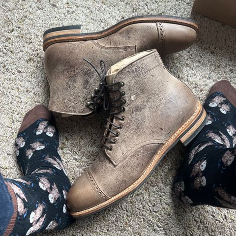 Meermin Jumper Boot in C.F. Stead Gaucho Waxy Kudu