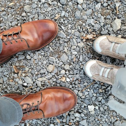 Allen Edmonds Higgins Mill in Horween Marbled Garnet Shell Cordovan