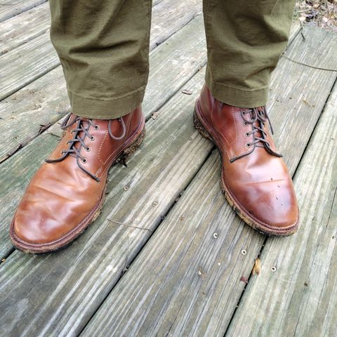 Allen Edmonds Higgins Mill in Horween Marbled Garnet Shell Cordovan