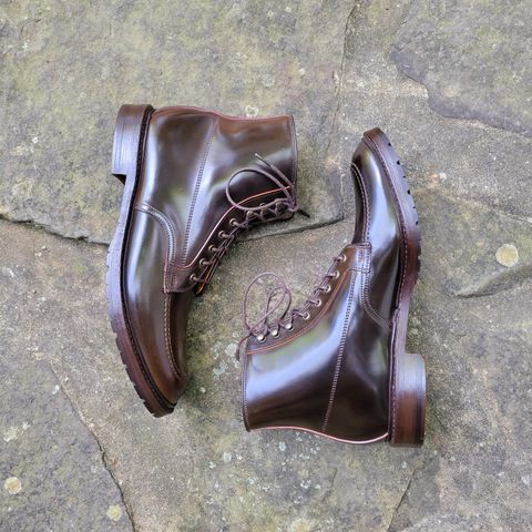 Allen Edmonds Freeport in Horween Dark Cognac Shell Cordovan