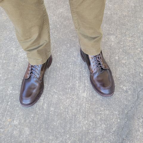 Allen Edmonds Freeport in Horween Dark Cognac Shell Cordovan