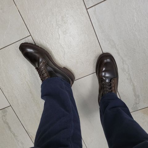 Allen Edmonds Freeport in Horween Dark Cognac Shell Cordovan