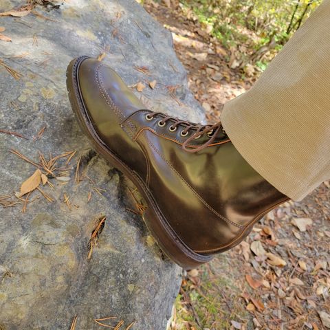 Allen Edmonds Freeport in Horween Dark Cognac Shell Cordovan
