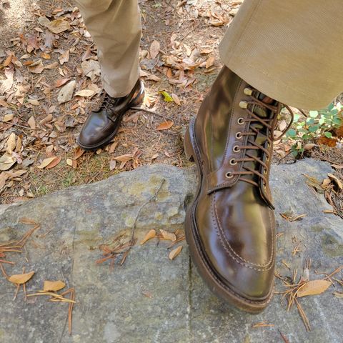 Allen Edmonds Freeport in Horween Dark Cognac Shell Cordovan