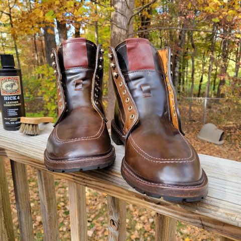 Allen Edmonds Freeport in Horween Dark Cognac Shell Cordovan