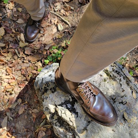 Allen Edmonds Freeport in Horween Dark Cognac Shell Cordovan