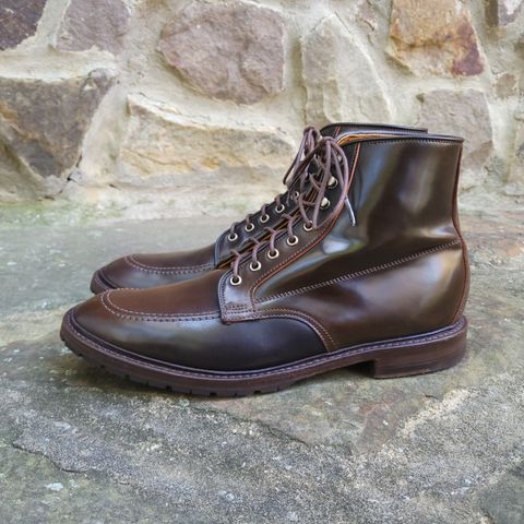 Allen Edmonds Freeport in Horween Dark Cognac Shell Cordovan
