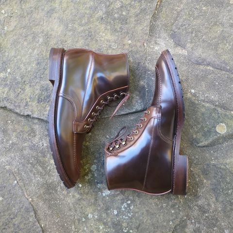 Allen Edmonds Freeport in Horween Dark Cognac Shell Cordovan