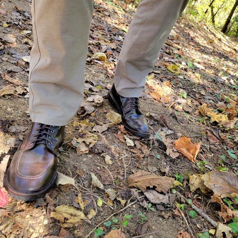 Allen Edmonds Freeport in Horween Dark Cognac Shell Cordovan