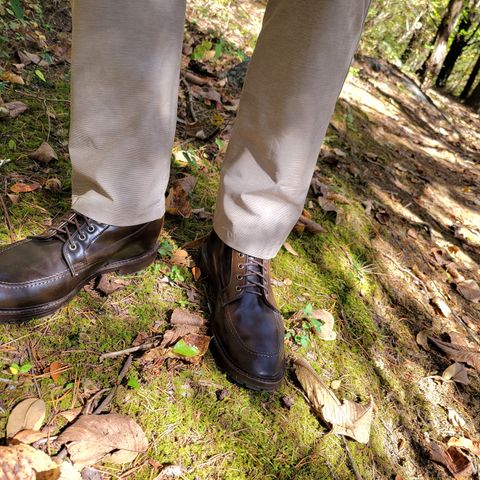 Allen Edmonds Freeport in Horween Dark Cognac Shell Cordovan