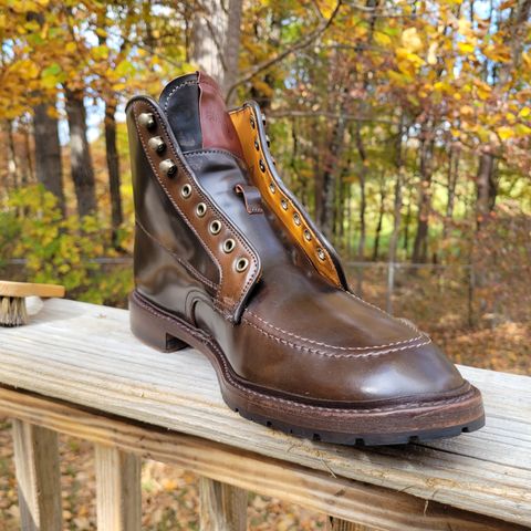 Allen Edmonds Freeport in Horween Dark Cognac Shell Cordovan