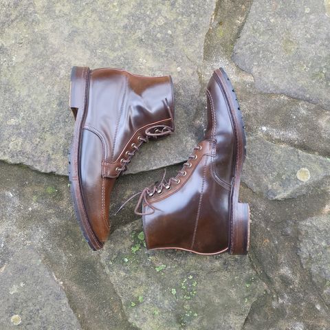 Allen Edmonds Freeport in Horween Dark Cognac Shell Cordovan