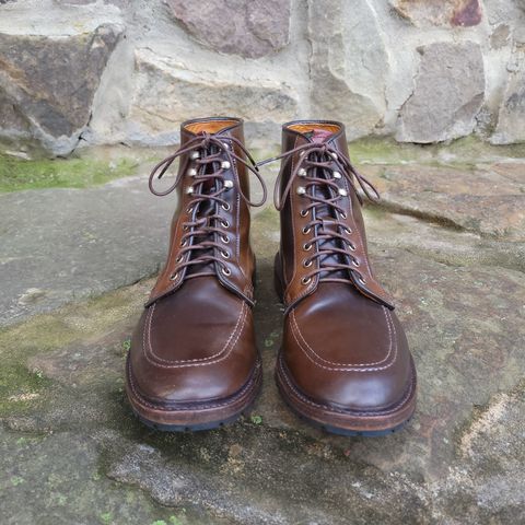Allen Edmonds Freeport in Horween Dark Cognac Shell Cordovan