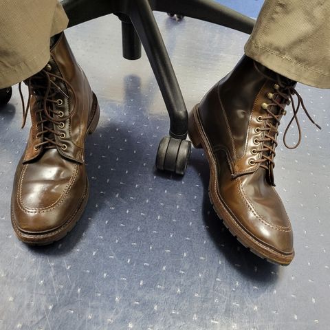 Allen Edmonds Freeport in Horween Dark Cognac Shell Cordovan