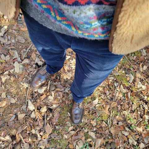Allen Edmonds Freeport in Horween Dark Cognac Shell Cordovan