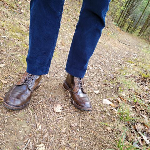 Allen Edmonds Freeport in Horween Dark Cognac Shell Cordovan