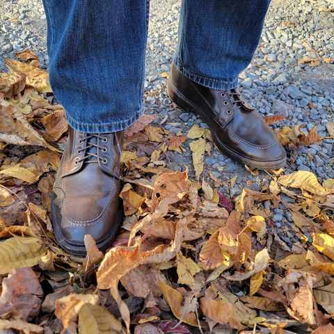 Allen Edmonds Freeport in Horween Dark Cognac Shell Cordovan
