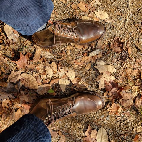 Allen Edmonds Freeport in Horween Dark Cognac Shell Cordovan
