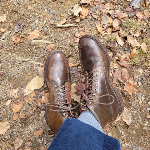 Allen Edmonds Freeport in Horween Dark Cognac Shell Cordovan