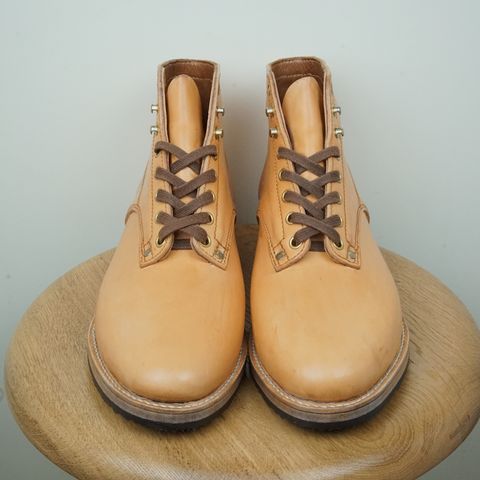 DIY Service Boot Model Stacy in Conceria Walpier Natural Buttero