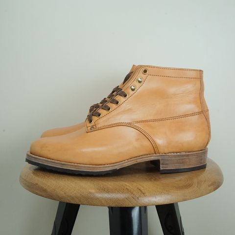 DIY Service Boot Model Stacy in Conceria Walpier Natural Buttero