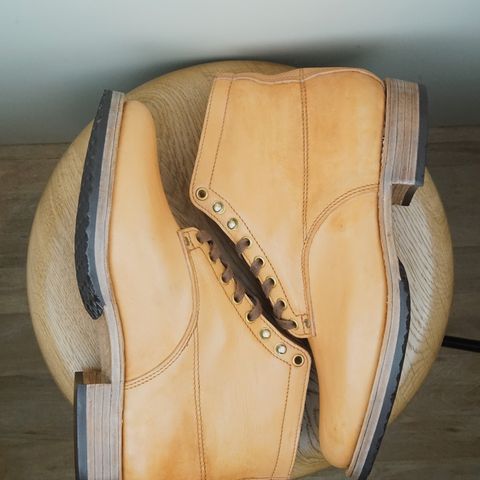 DIY Service Boot Model Stacy in Conceria Walpier Natural Buttero
