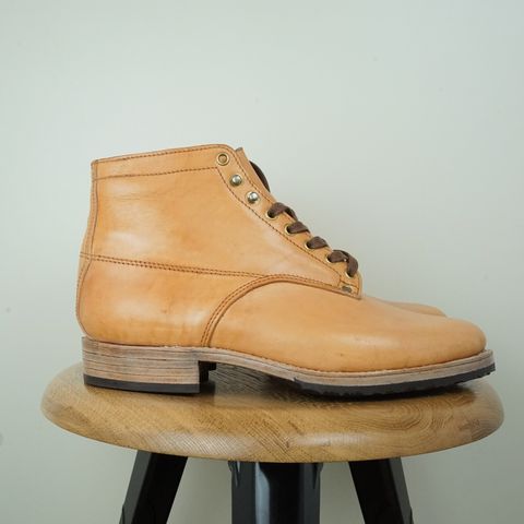 DIY Service Boot Model Stacy in Conceria Walpier Natural Buttero