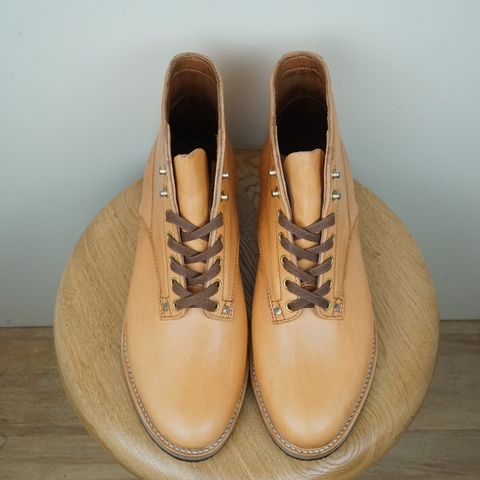 DIY Service Boot Model Stacy in Conceria Walpier Natural Buttero