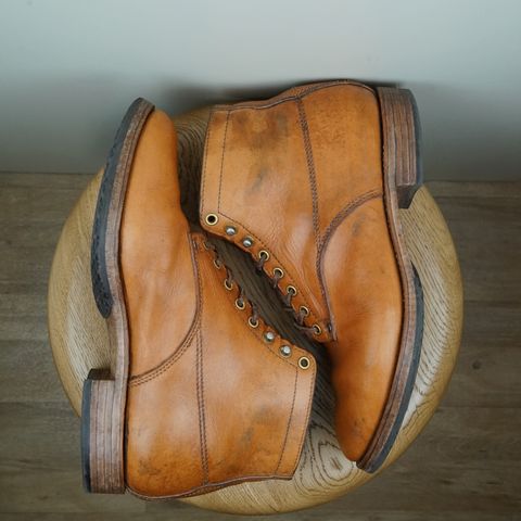 DIY Service Boot Model Stacy in Conceria Walpier Natural Buttero