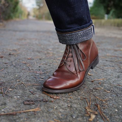SKOOB M-43 Service Shoes in Brown Italian Horsebutt