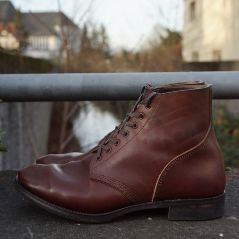 View photo of SKOOB M-43 Service Shoes in Brown Italian Horsebutt