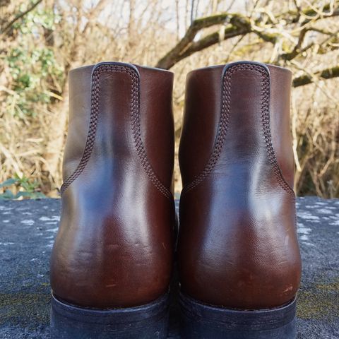 View photo of SKOOB M-43 Service Shoes in Brown Italian Horsebutt