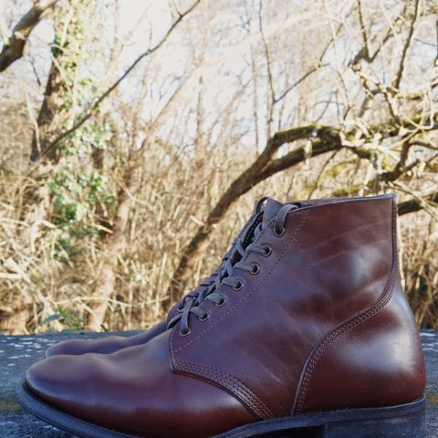 View photo of SKOOB M-43 Service Shoes in Brown Italian Horsebutt