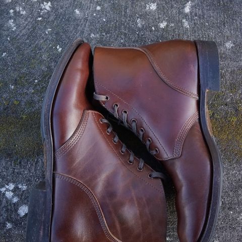 View photo of SKOOB M-43 Service Shoes in Brown Italian Horsebutt