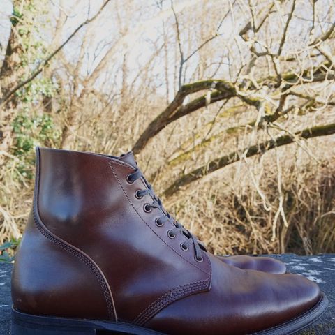 View photo of SKOOB M-43 Service Shoes in Brown Italian Horsebutt